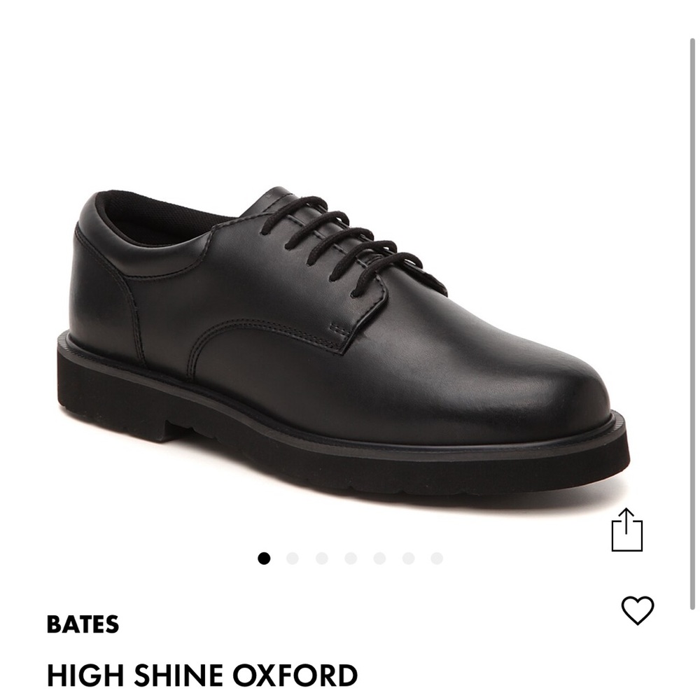 Bates high shine Oxford uniform shoes